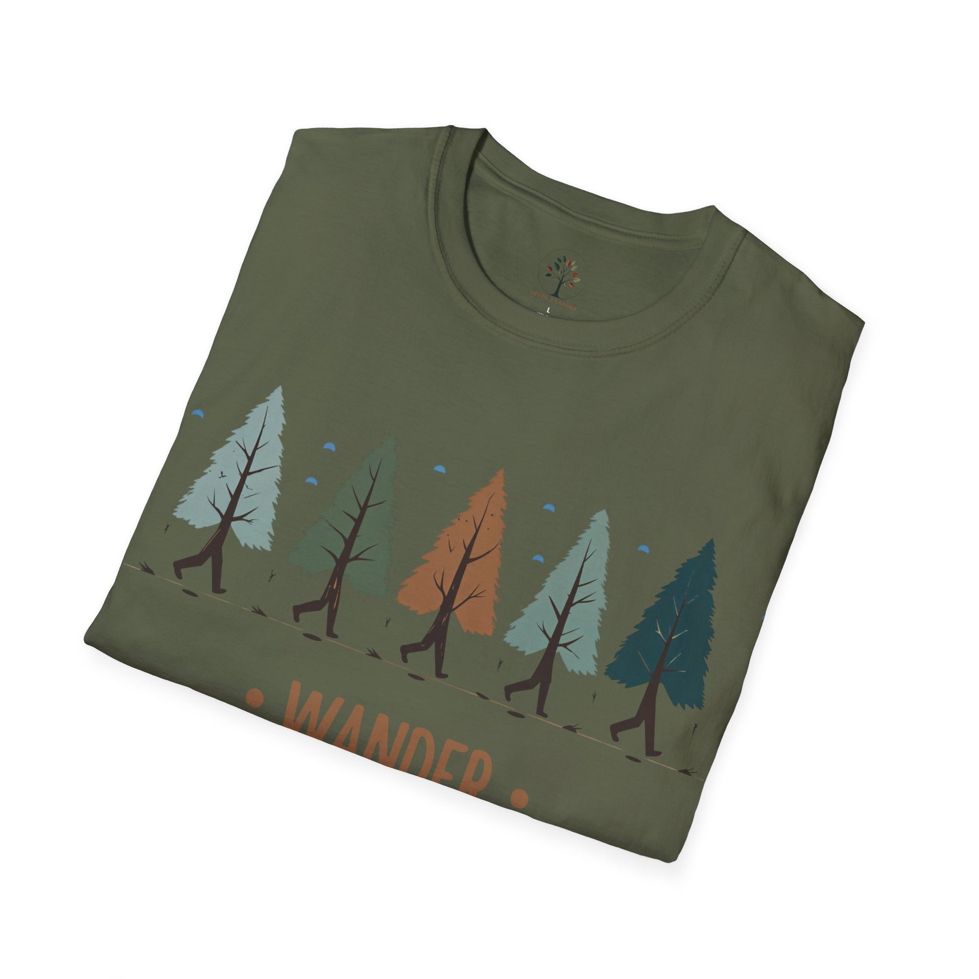 Military Green | Wander with the Trees, folded view