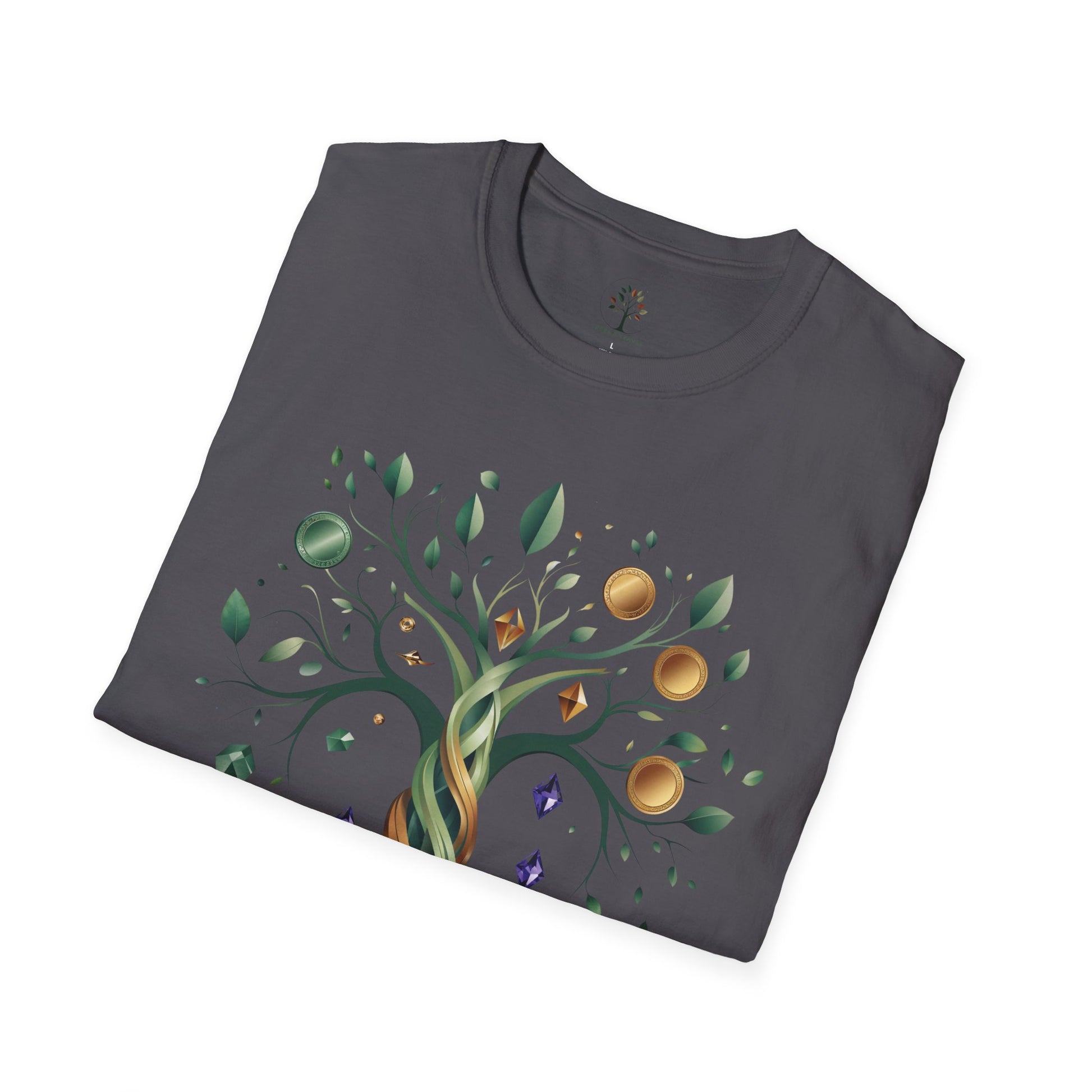 Charcoal | Rooted in Abundance, folded view