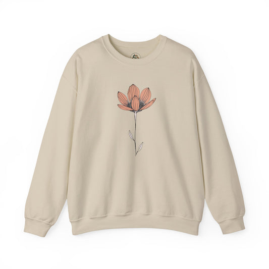 Sand | Petal Sweatshirt, front view
