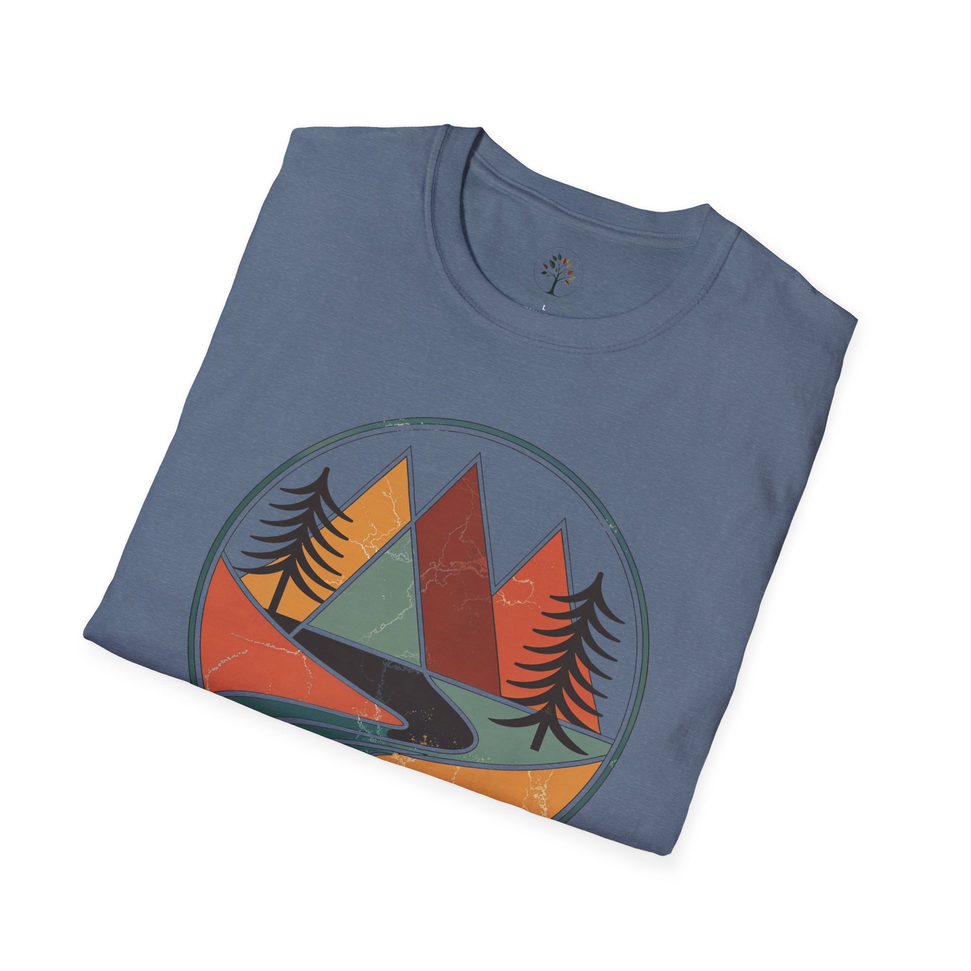 Heather Indigo | Retro Horizon, folded view