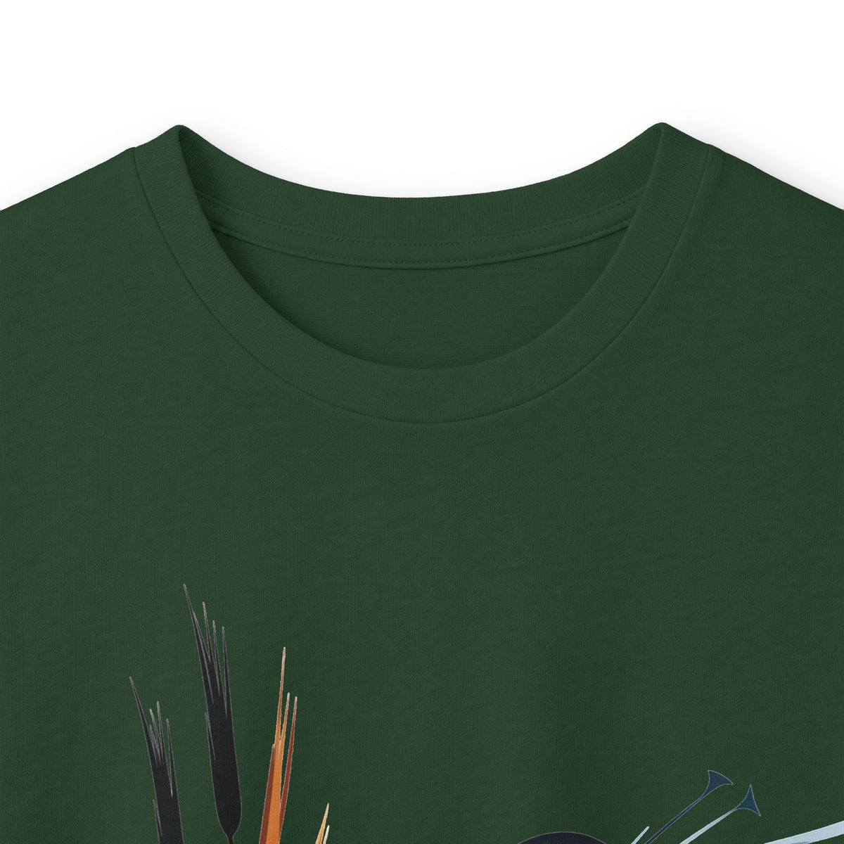 Forest Green | Exhale Long Sleeve Tee, folded view