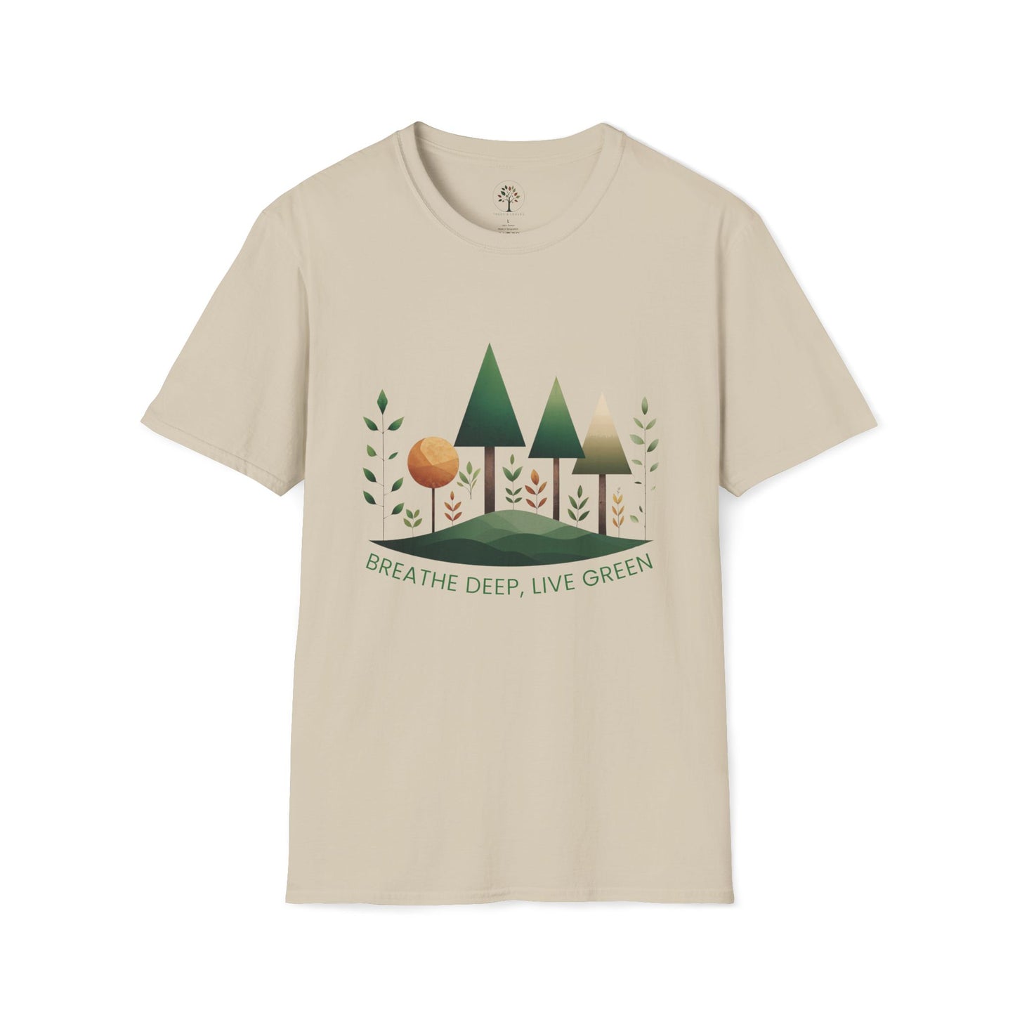 Sand | Breathe Deep, Live Green, front view