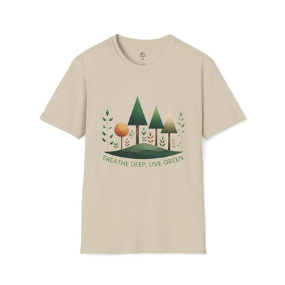 Sand | Breathe Deep, Live Green, front view