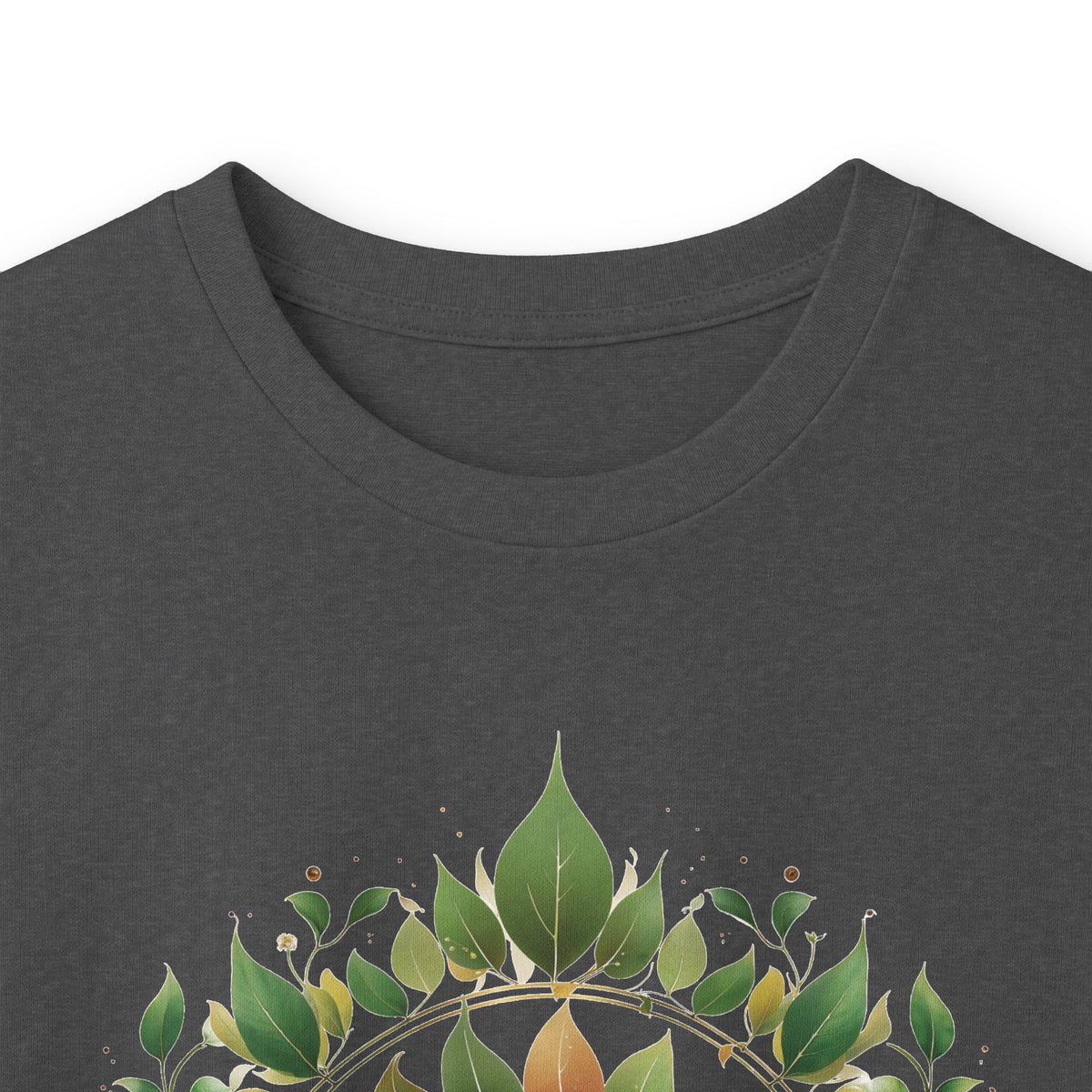 Dark Heather | Eclipse Garden Long Sleeve Tee, folded view