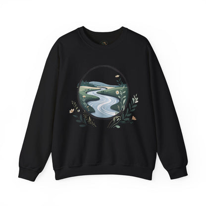 Black | River of Grace Sweatshirt, front view