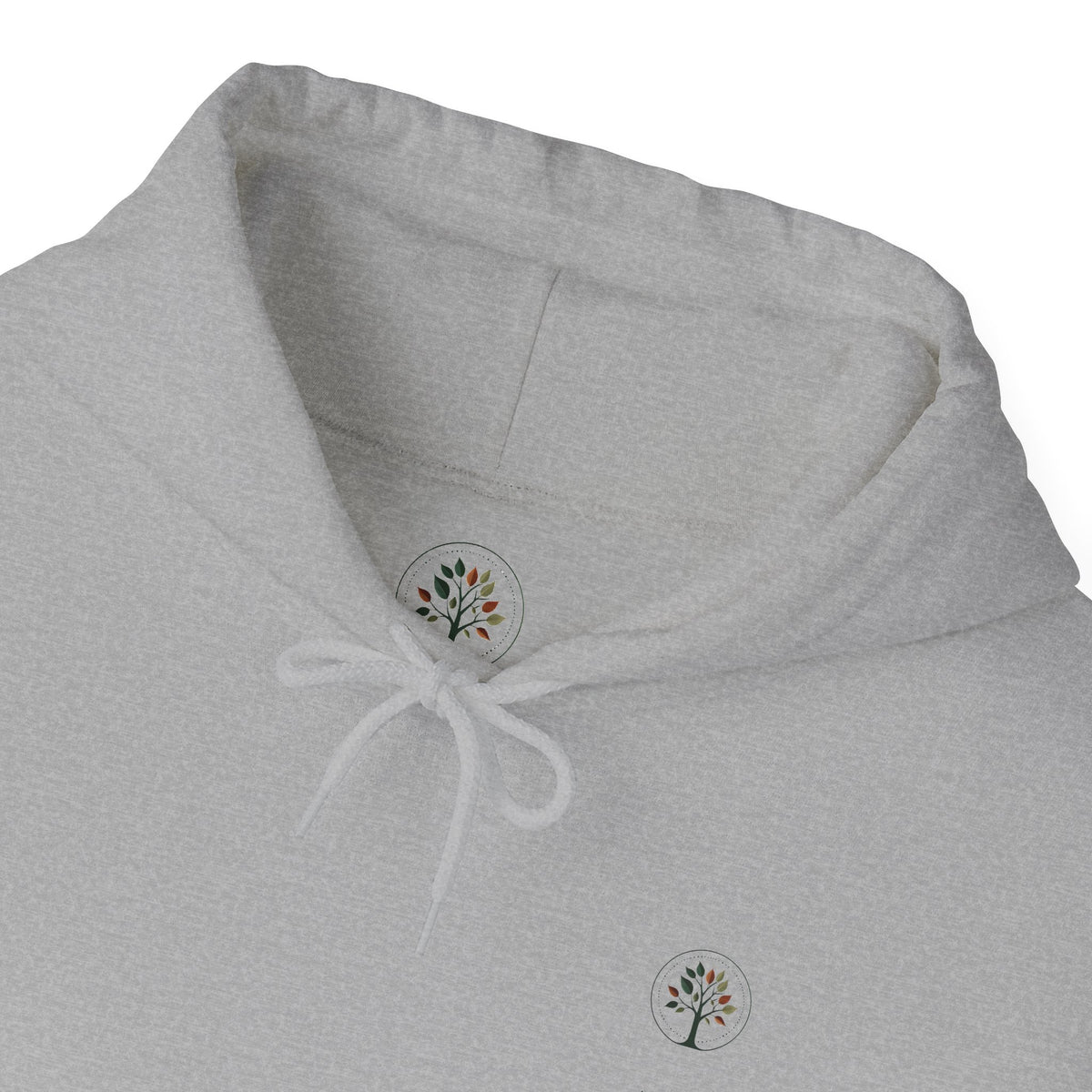 Sport Grey | Timeless Hoodie, collar closeup