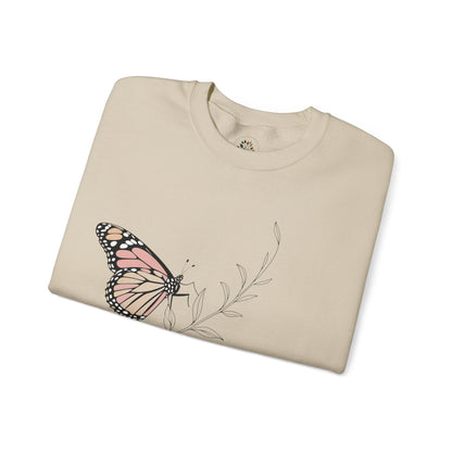 Sand | Gentle When It Matters Sweatshirt, folded view