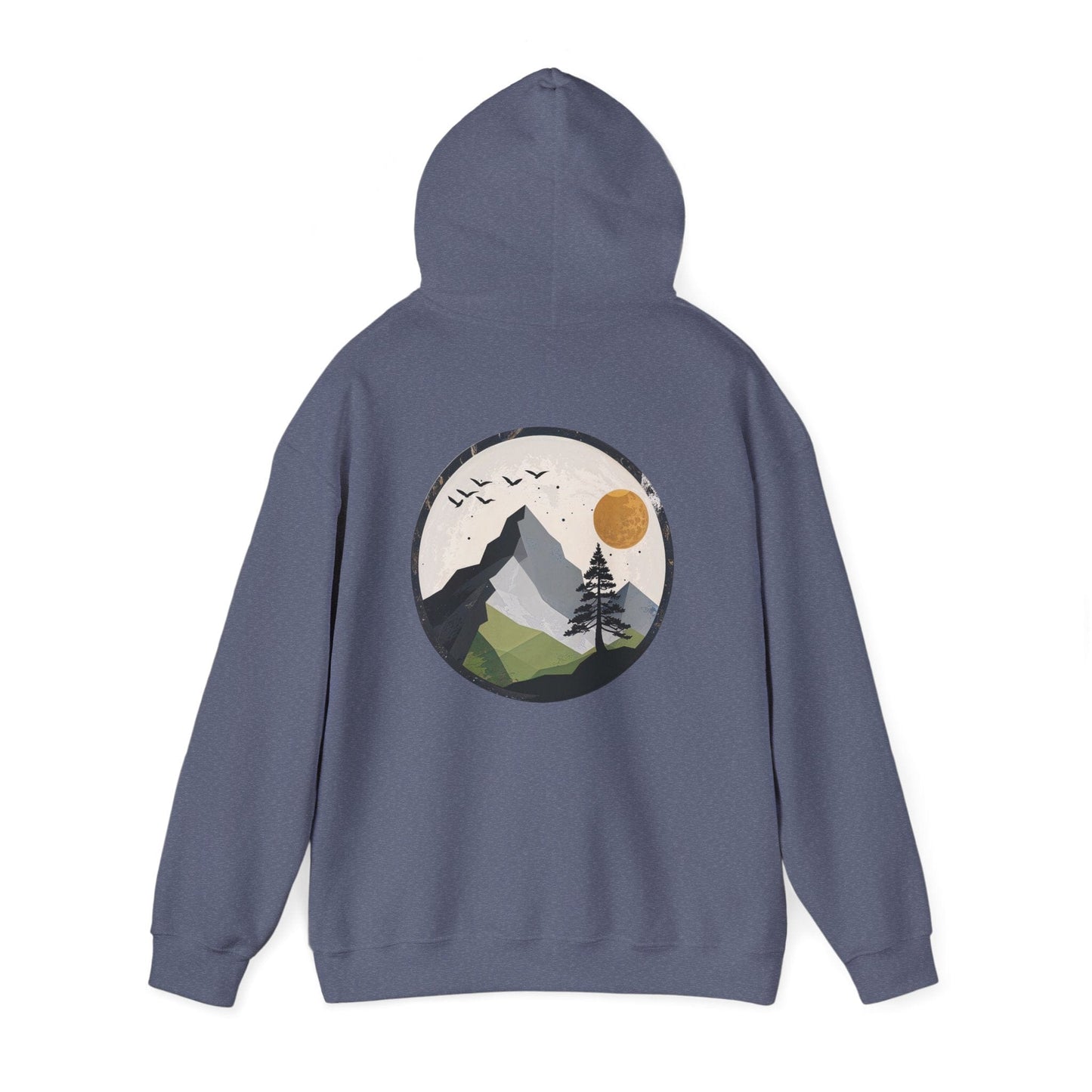 Black | Whispering Heights Hoodie, back view 2