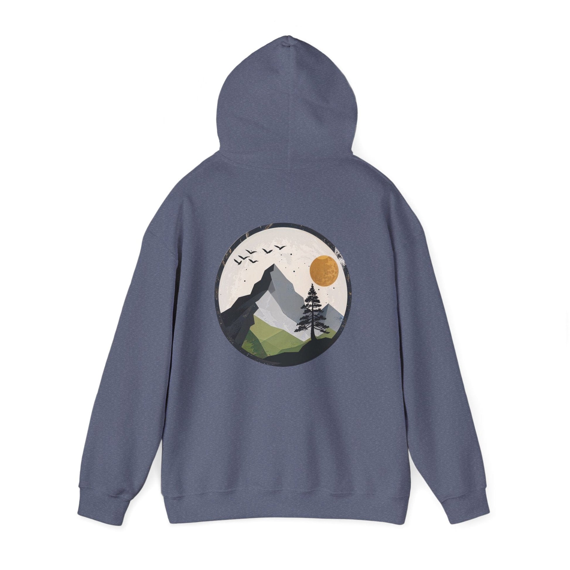 Black | Whispering Heights Hoodie, back view 2