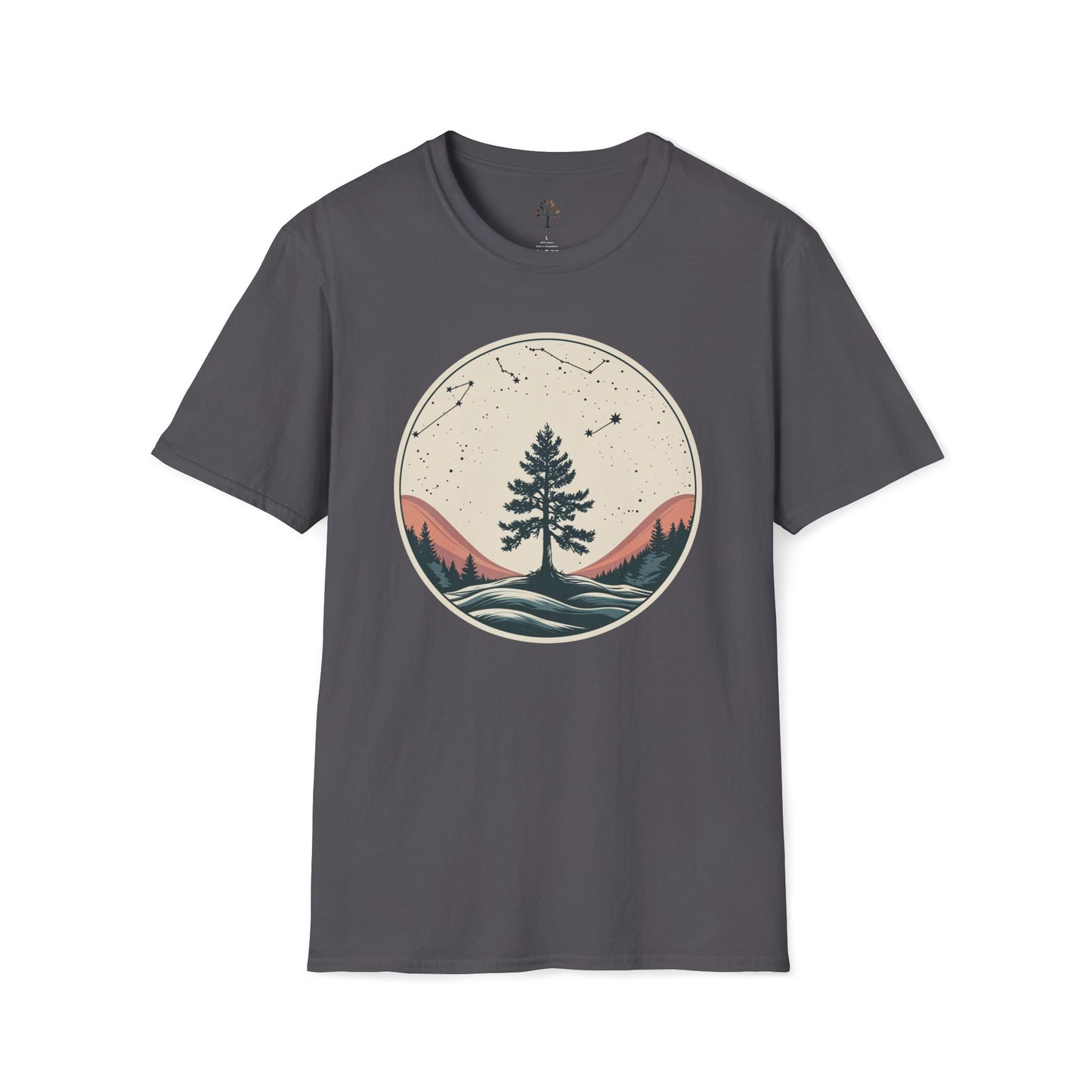 Charcoal | Rooted in Stars, front view