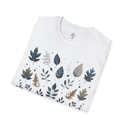 White | Botanical Harmony, folded view
