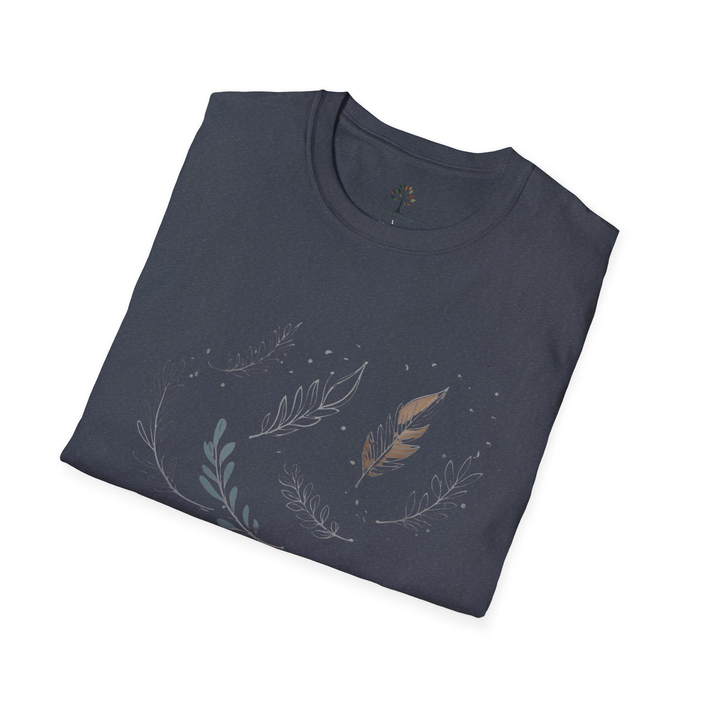 Heather Navy | Wind Whispers, folded view