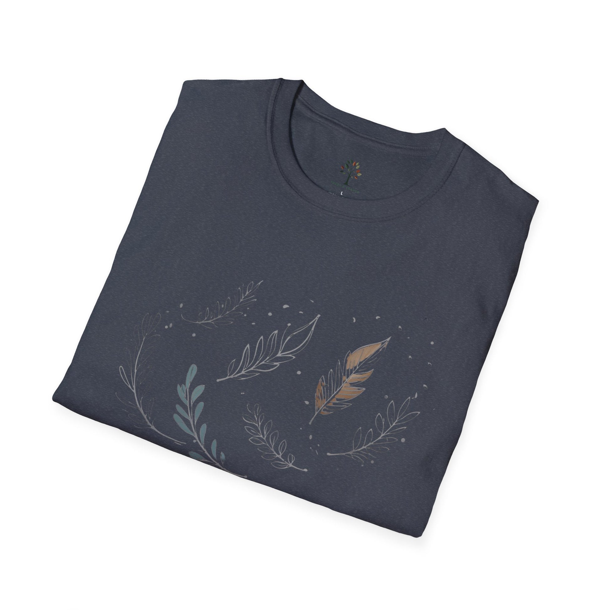 Heather Navy | Wind Whispers, folded view