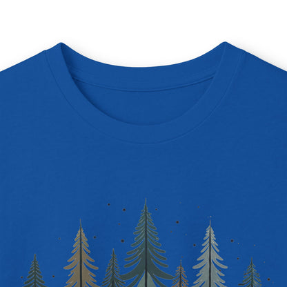 Royal | Silent Pines Long Sleeve Tee, folded view