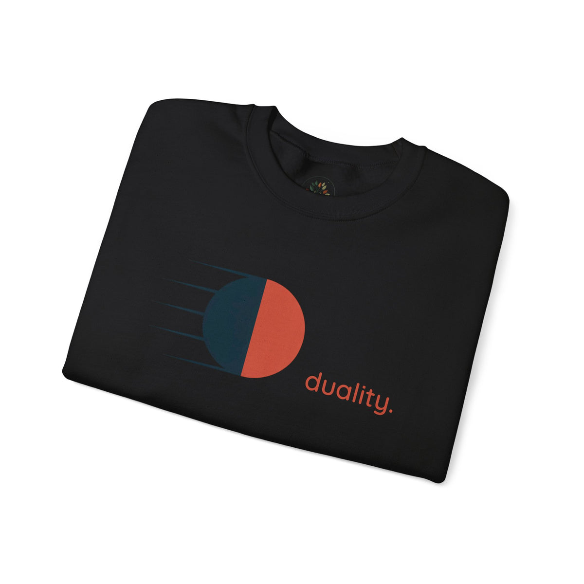 Black | Duality Sweatshirt, folded view