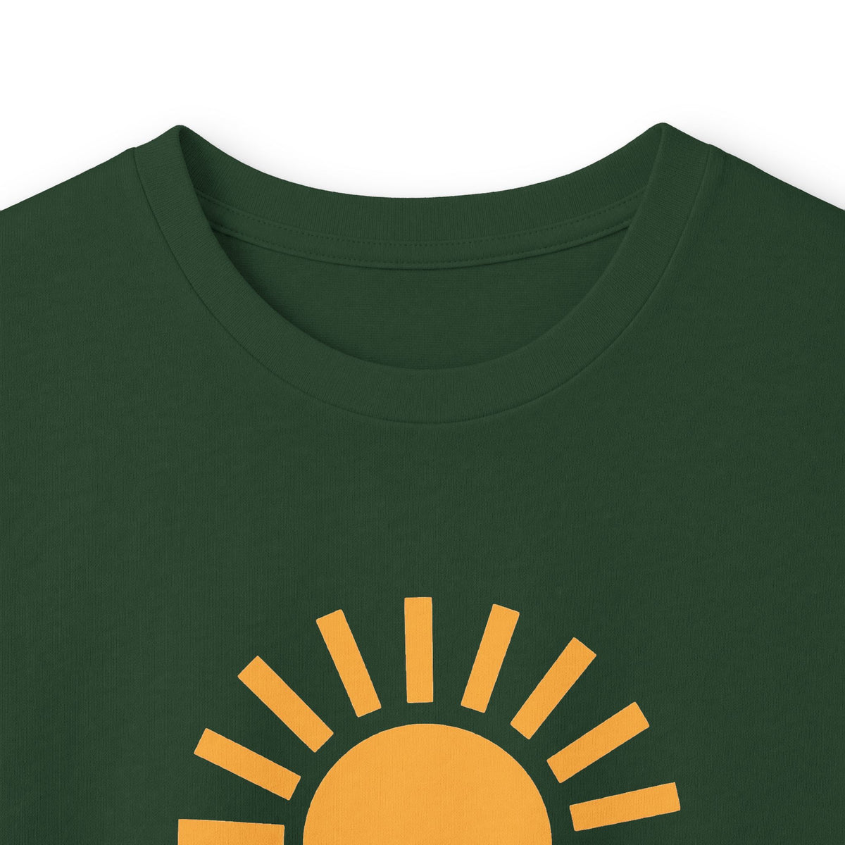 Forest Green | Solstice Long Sleeve Tee, folded view