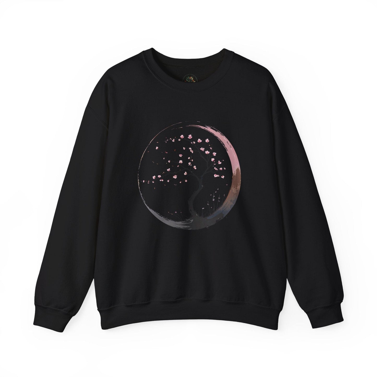 Black | Sakura Silence Sweatshirt, front view