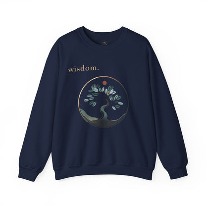 Navy | Wisdom Sweatshirt, front view