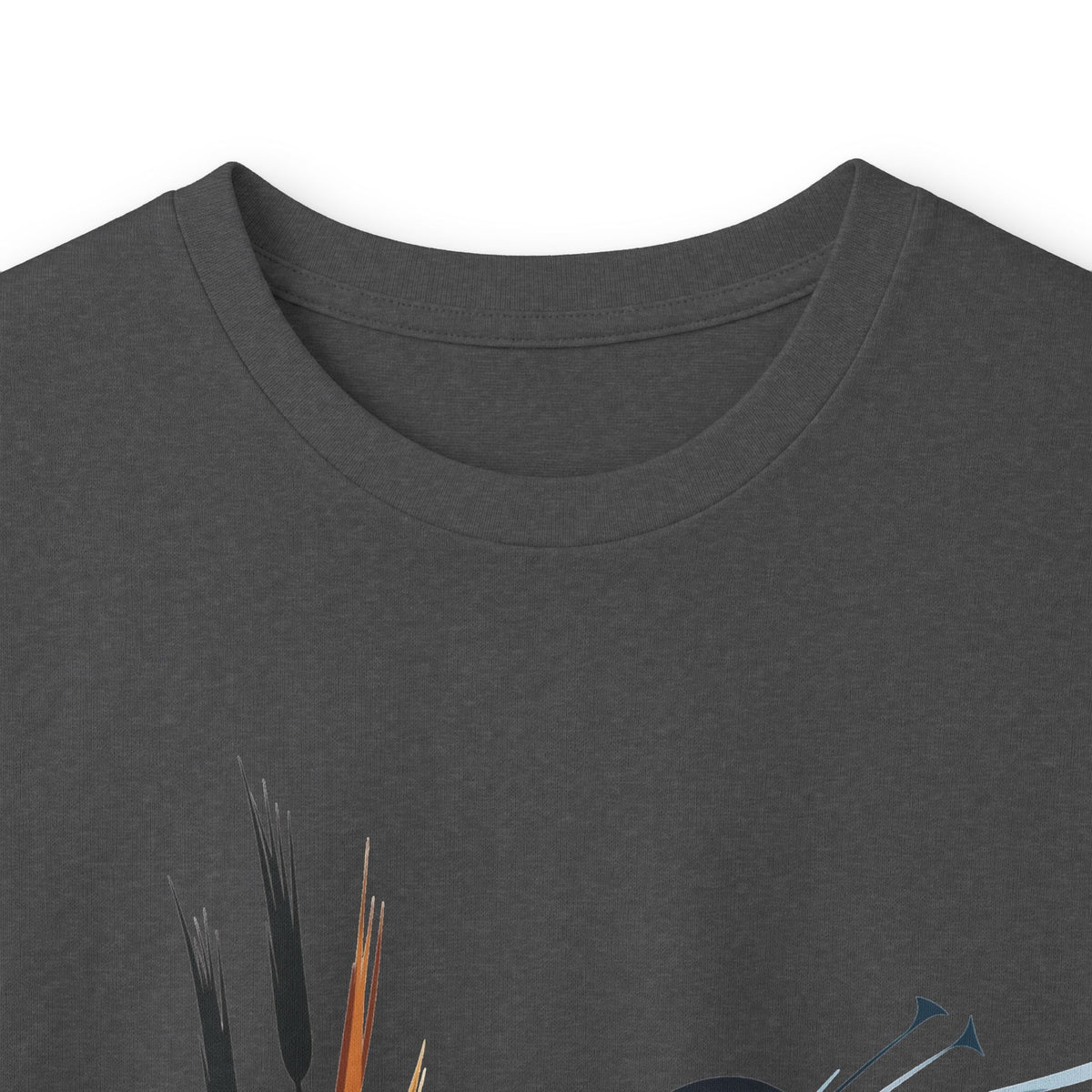 Dark Heather | Exhale Long Sleeve Tee, folded view