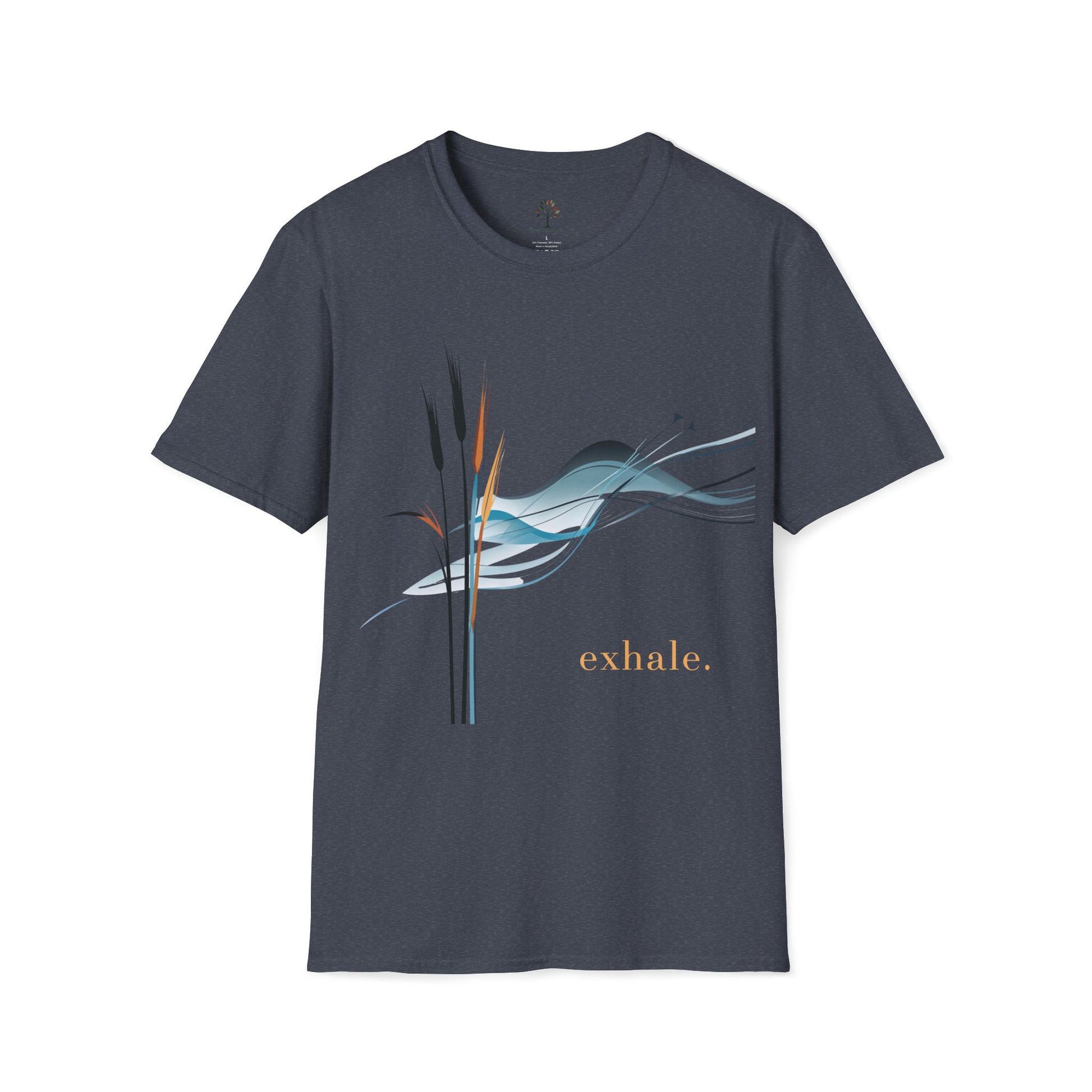 Heather Navy | Exhale, front view