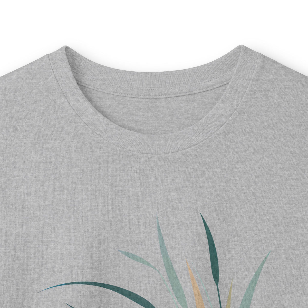 Sport Grey | Whispers in the Breeze Long Sleeve Tee, folded view