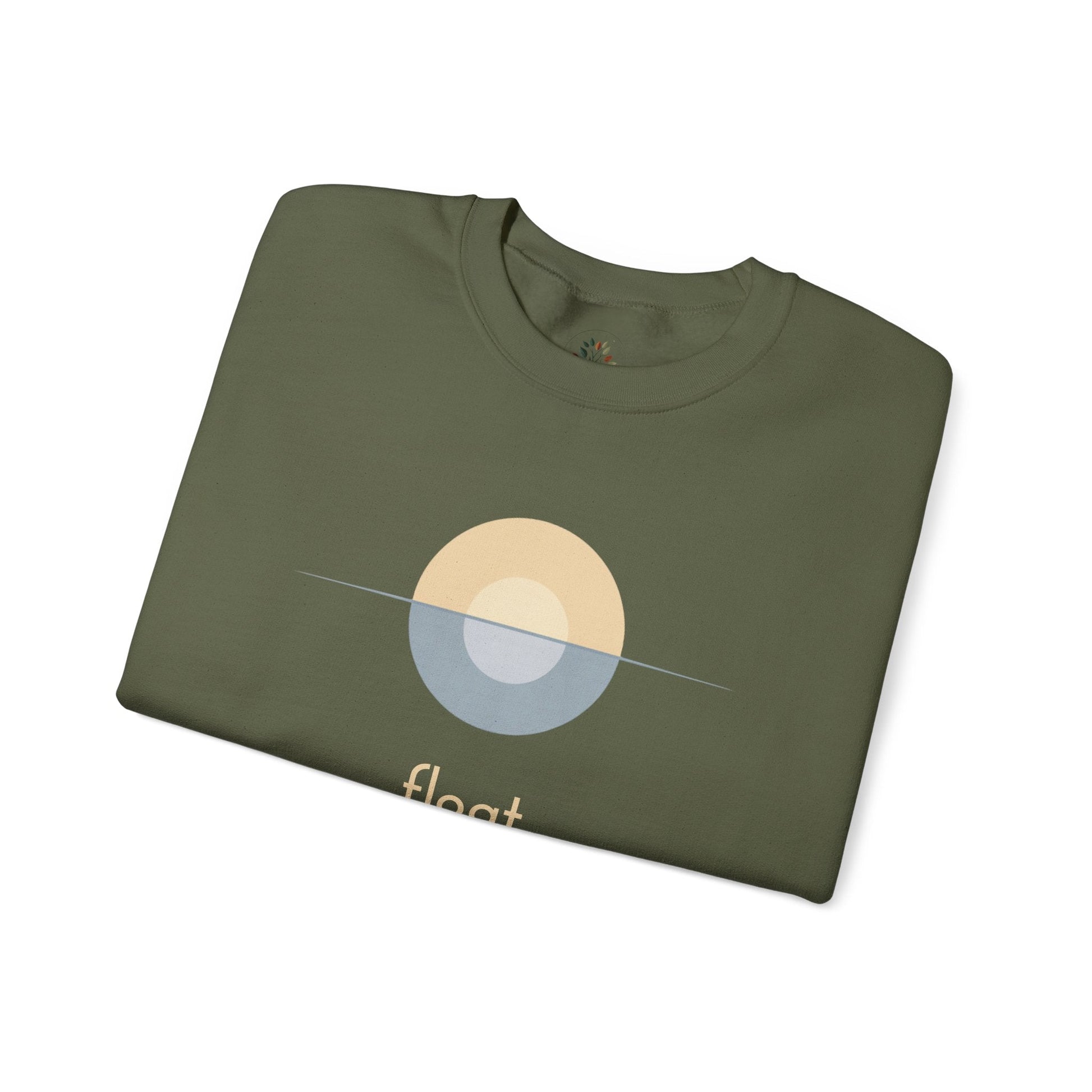 Military Green | Float Sweatshirt, folded view