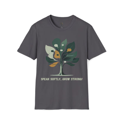 Charcoal | Speak Softly, Grow Strong!, front view