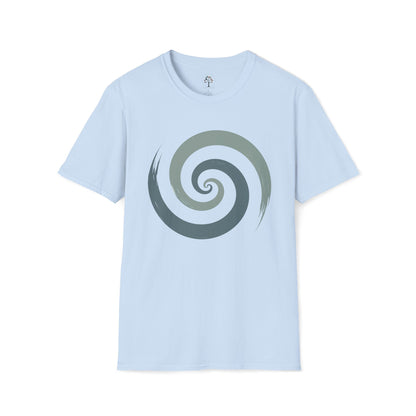 Light Blue | Spiral, front view