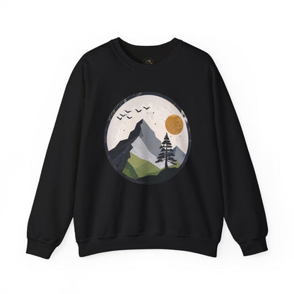 Black | Whispering Heights Sweatshirt, front view