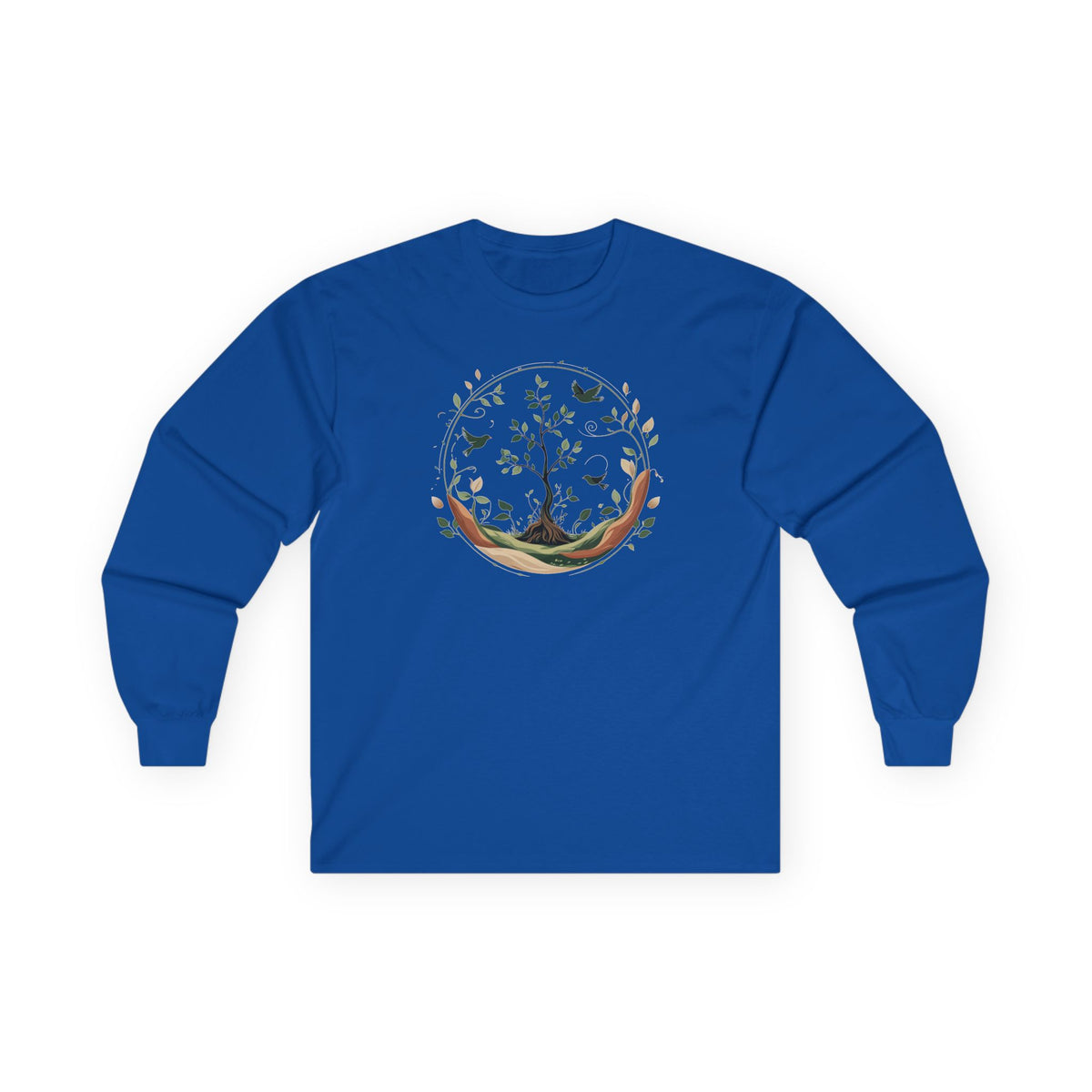Royal | Circle of Life Long Sleeve Tee, front view