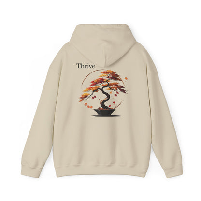 Sand | Thrive Hoodie, back design view
