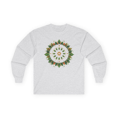 Ash | Celestial Growth Long Sleeve Tee, front view