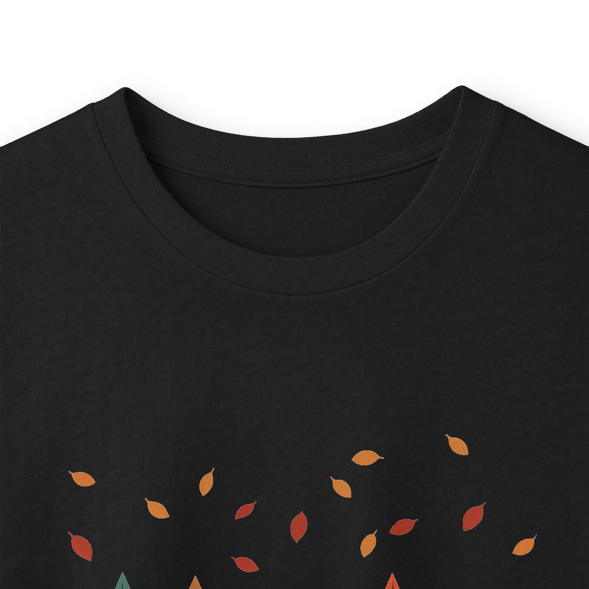 Black | Horizon Fall Long Sleeve Tee, folded view