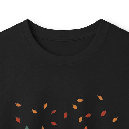 Black | Horizon Fall Long Sleeve Tee, folded view