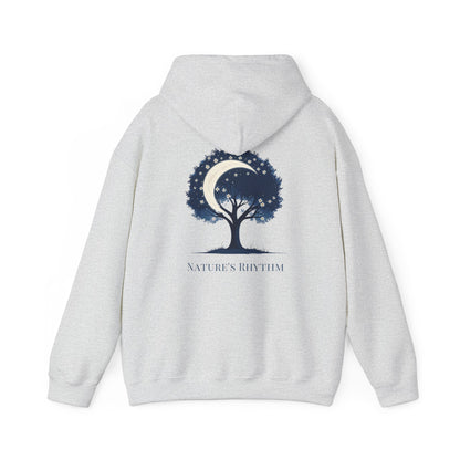 Ash | Nature`s Rhythm Hoodie, back design view
