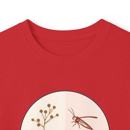 Red | Timeless Long Sleeve Tee, folded view