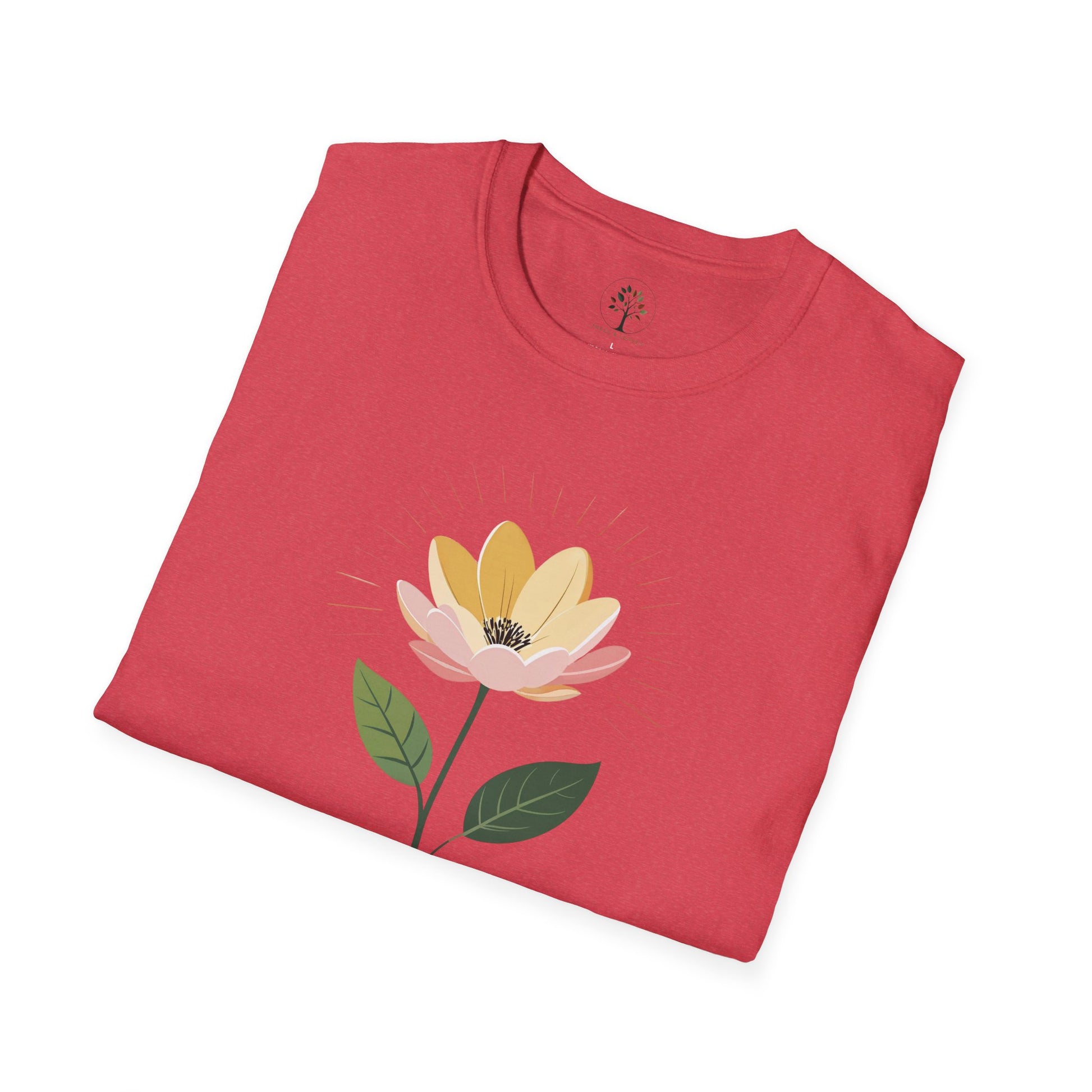 Heather Red | Bloom with Intention, folded view