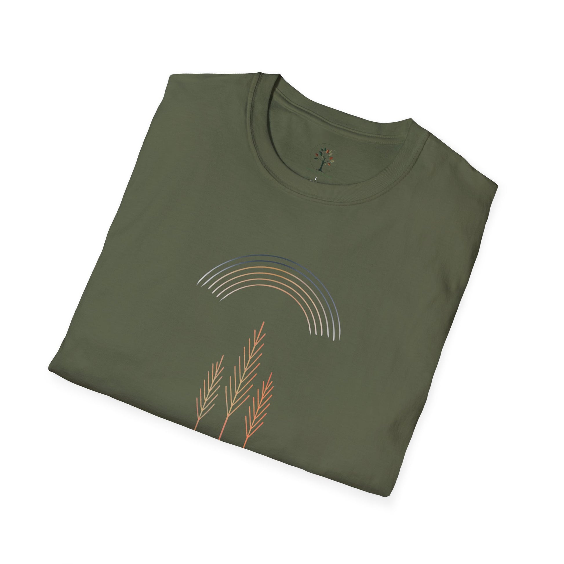 Military Green | Quiet Arc, folded view