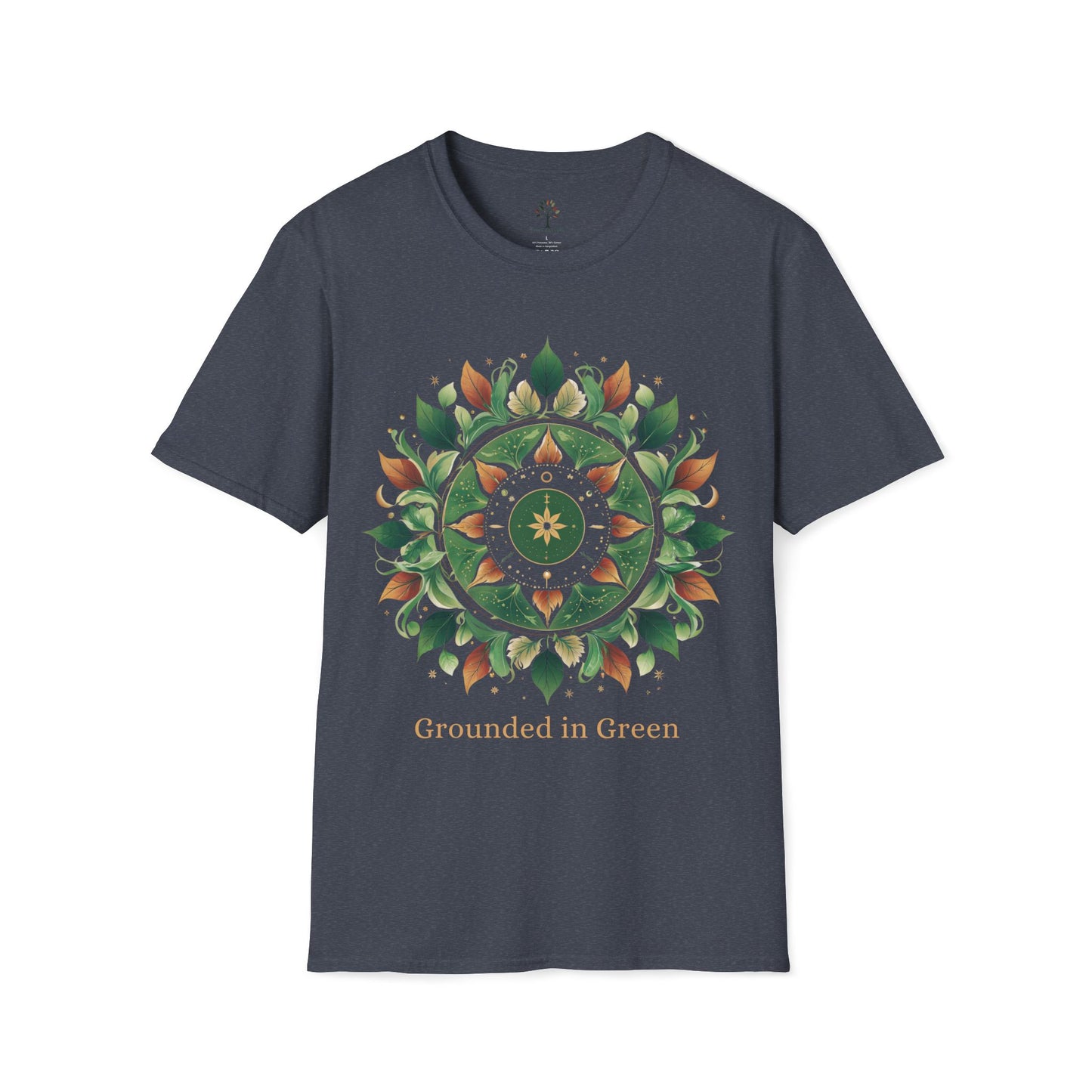 Heather Navy | Grounded in Green, front view