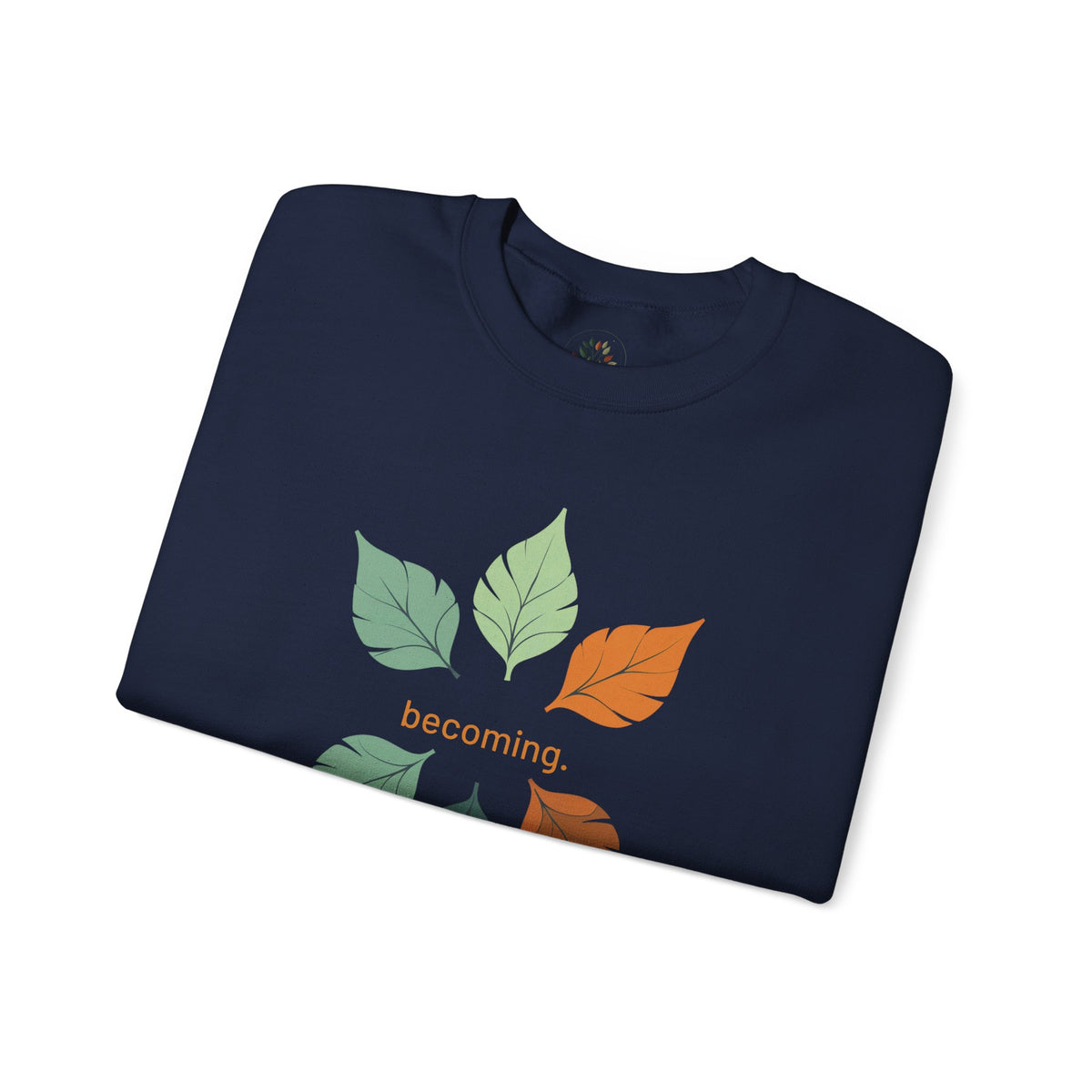 Navy | Becoming Sweatshirt, folded view