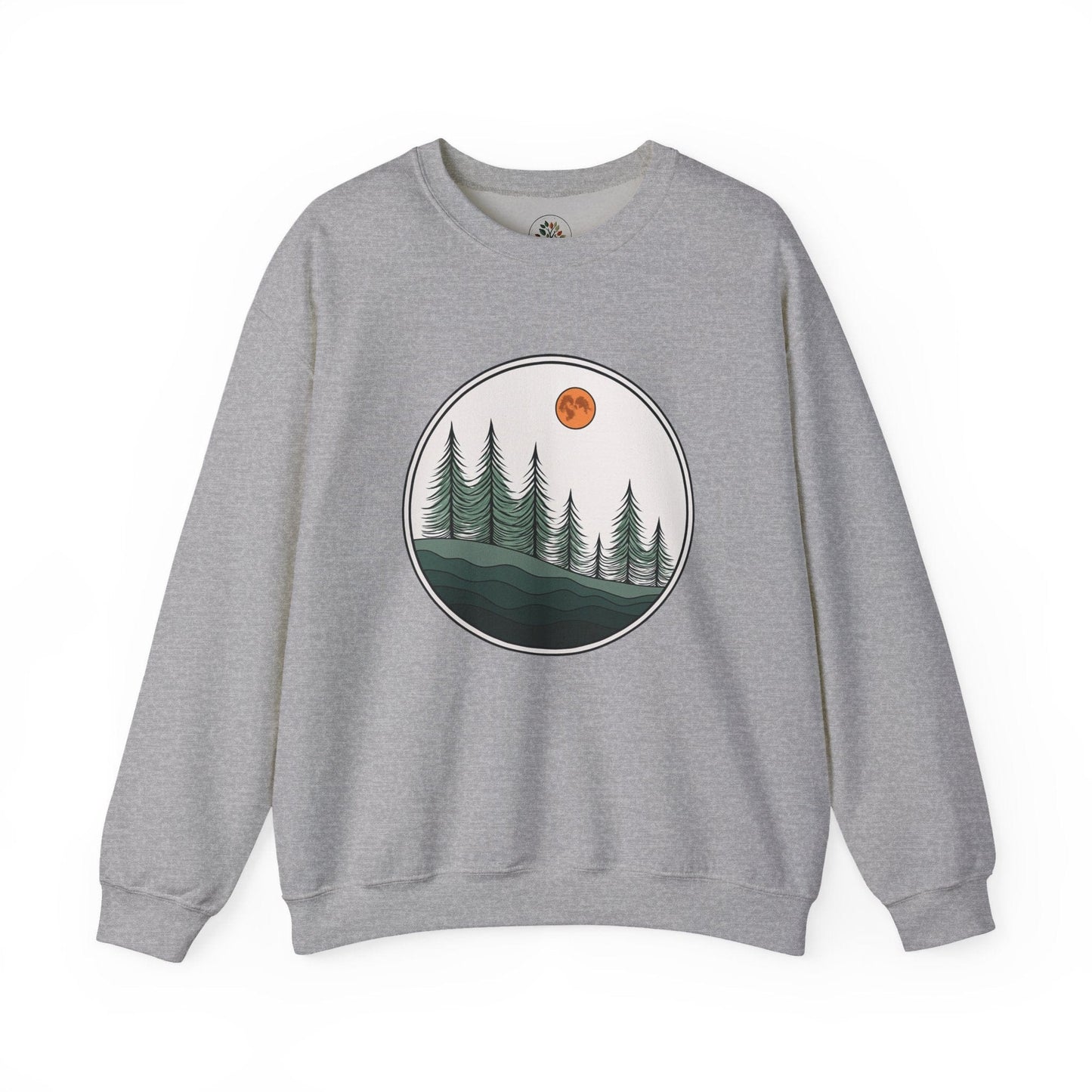 Sport Grey | Moonlit Pines Sweatshirt, front view