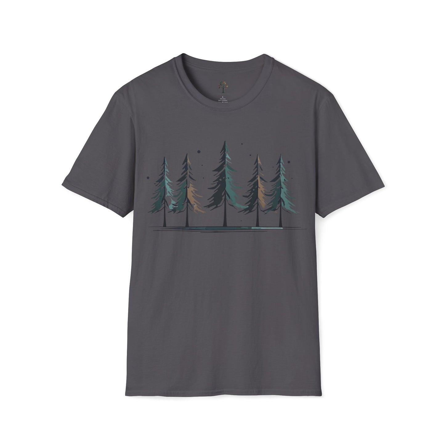 Heather Navy | Evergreen Stillness, front view