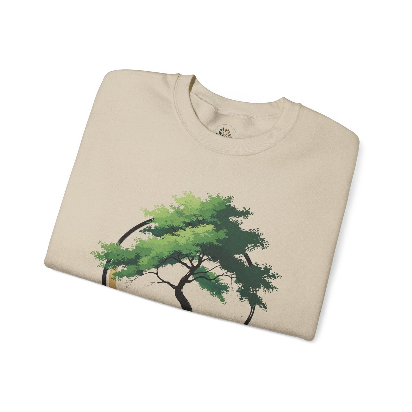 Sand | The Zen Tree Sweatshirt, folded view