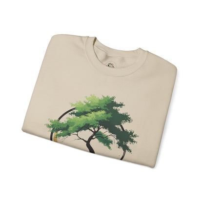 Sand | The Zen Tree Sweatshirt, folded view