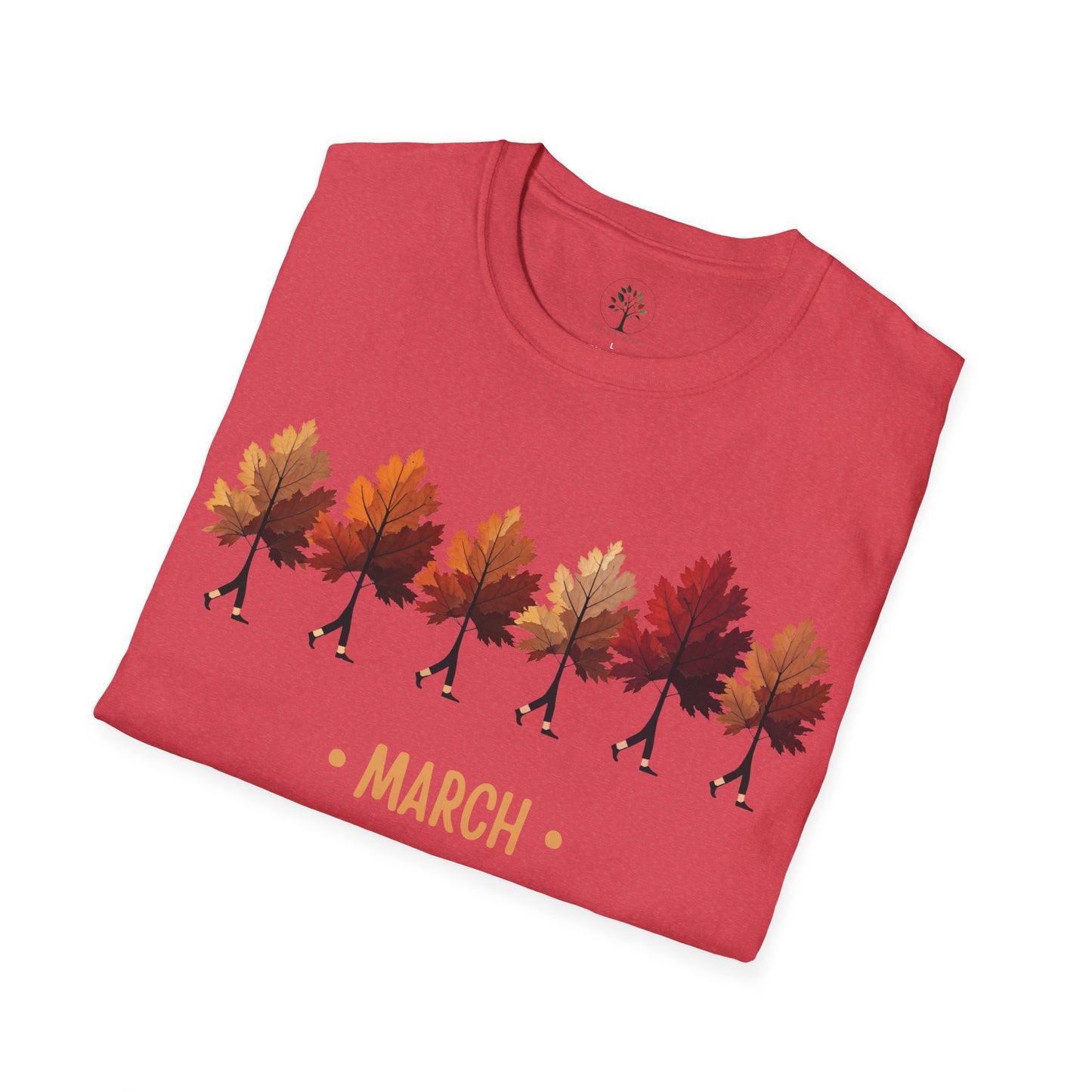 Heather Red | March with the Maples, folded view