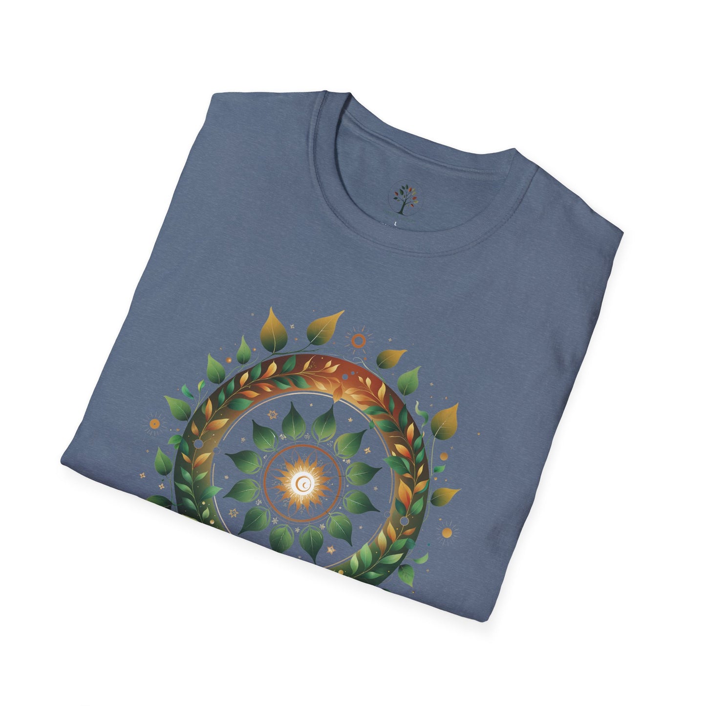 Heather Indigo | Equinox Bloom, folded view