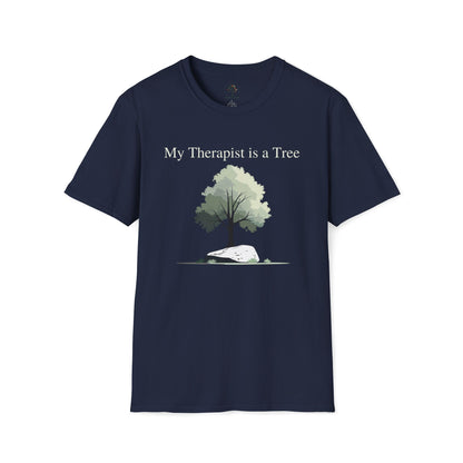 Navy | My Therapist is a Tree, front view