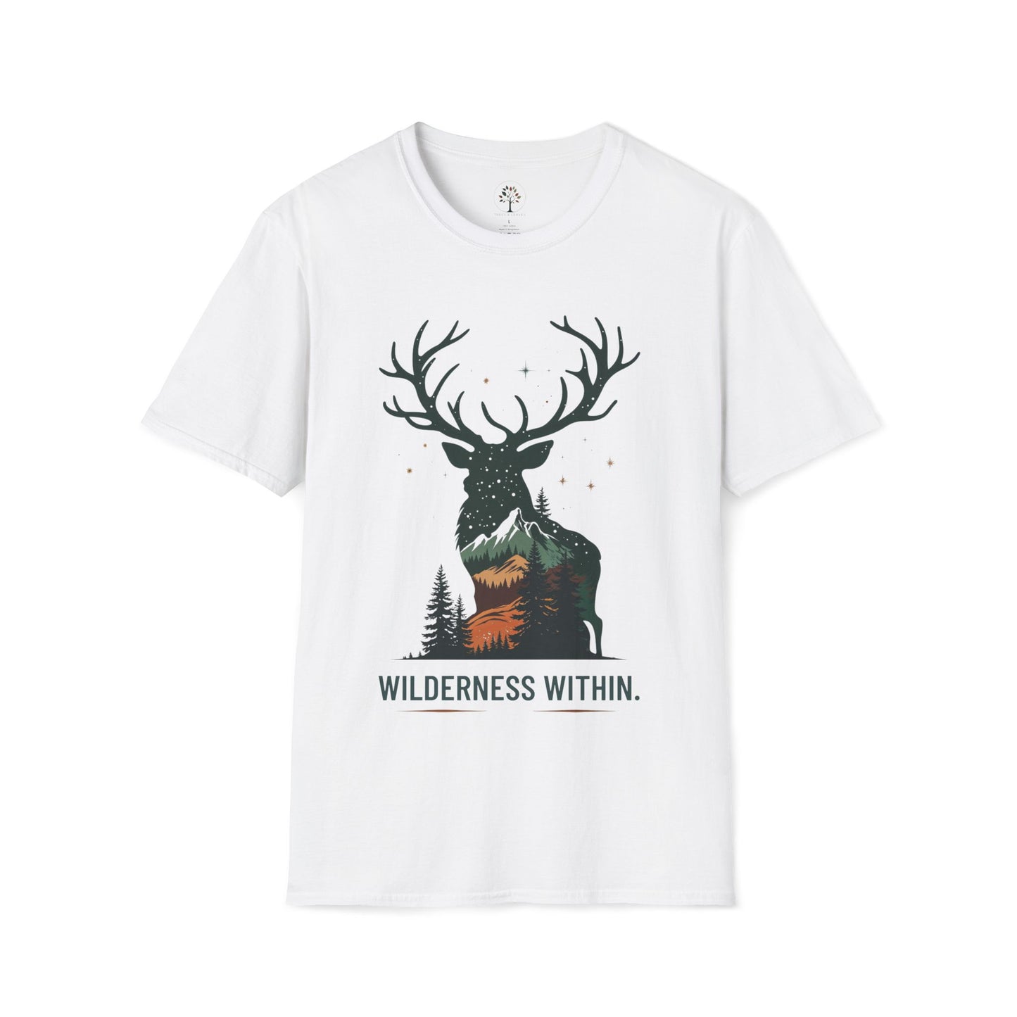 White | Wilderness Within, front view