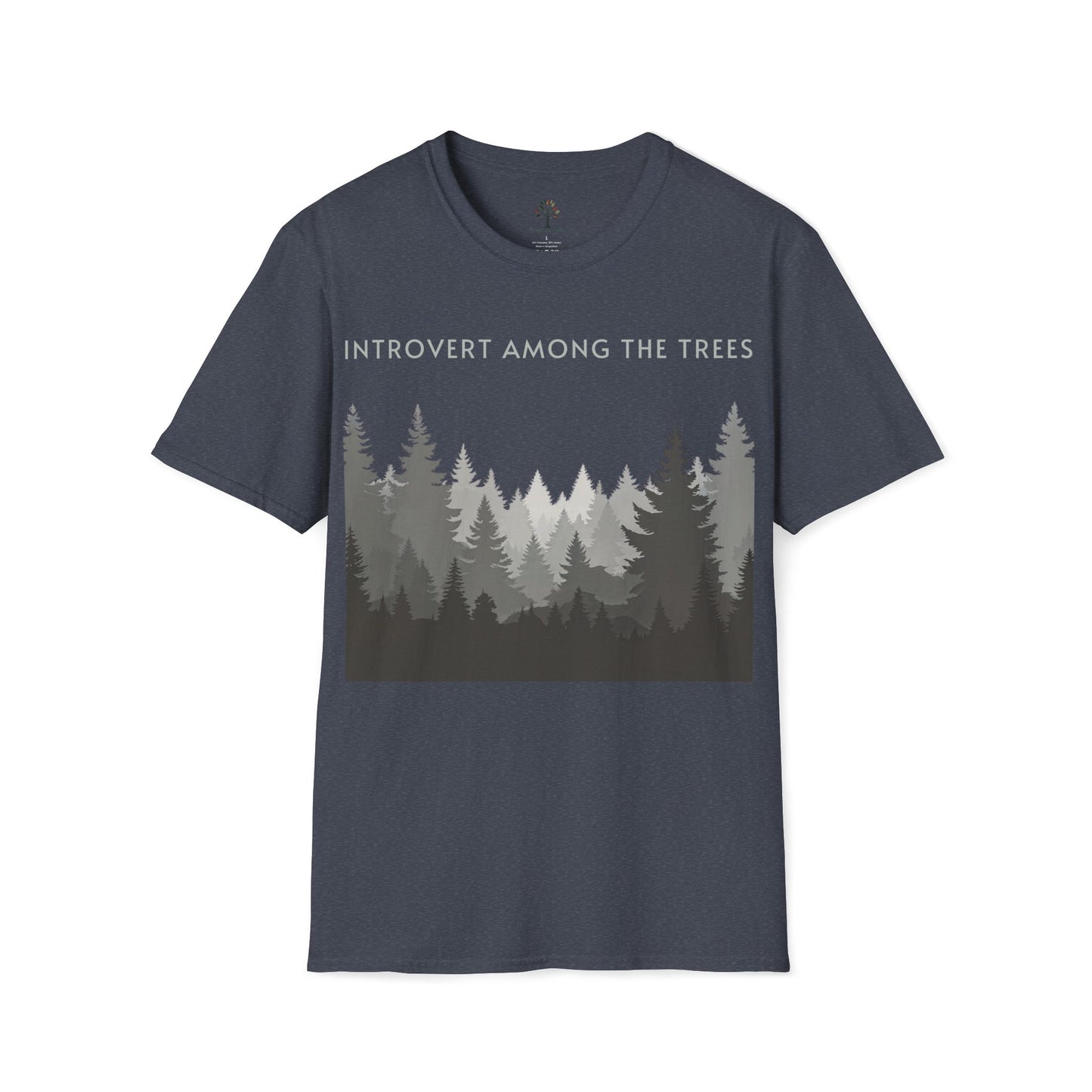 Heather Navy | Introvert Among the Trees, front view
