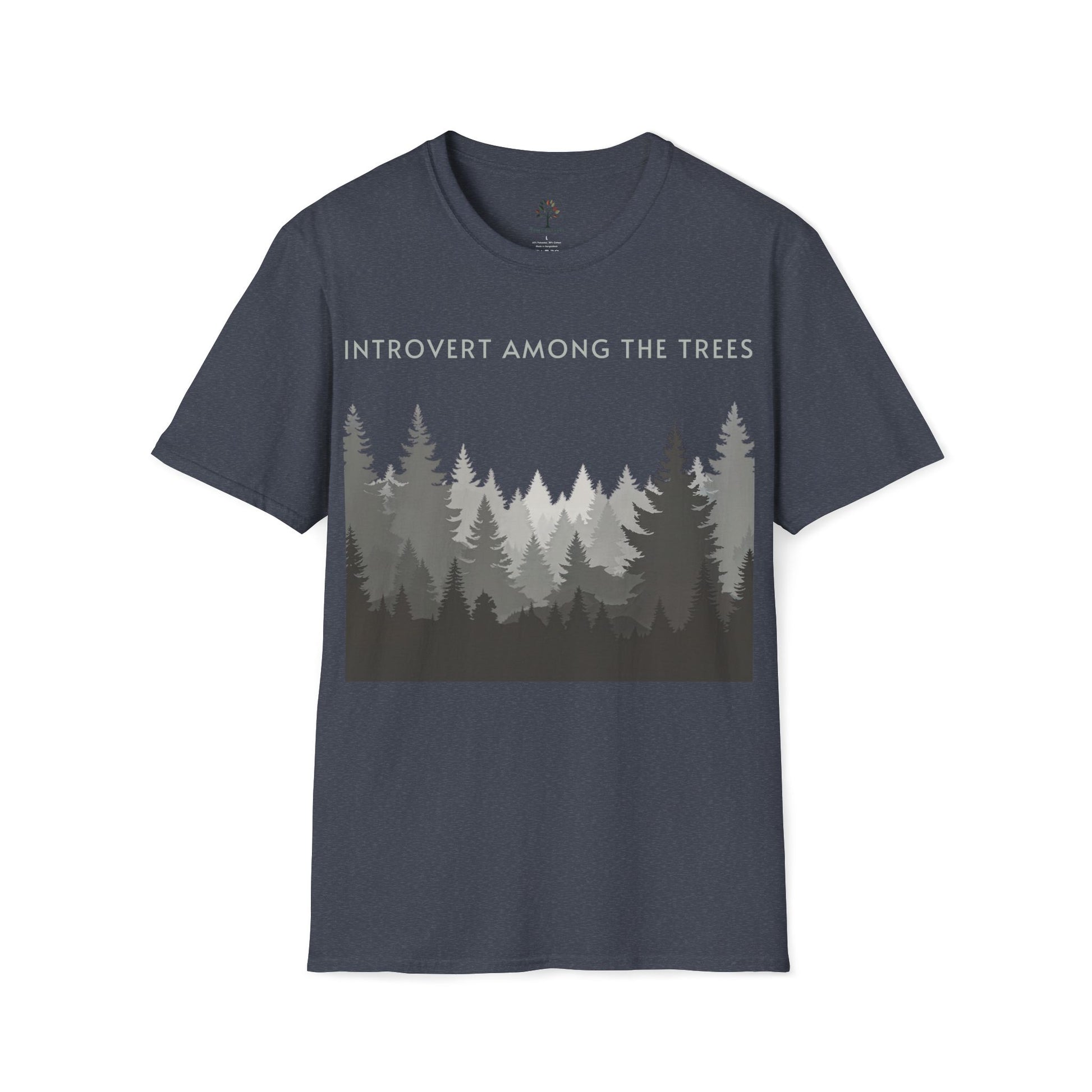 Heather Navy | Introvert Among the Trees, front view